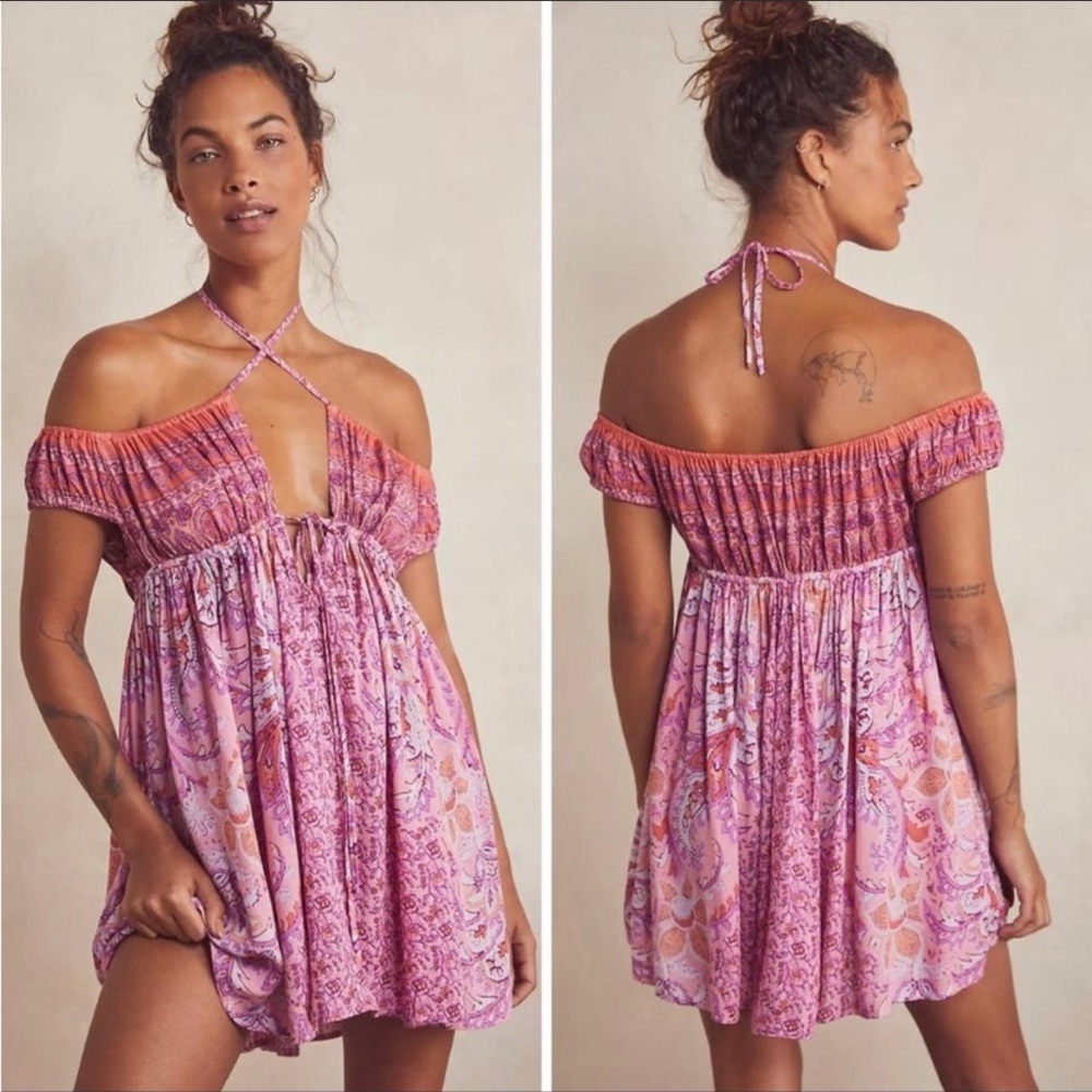 Free People NWOT Intimately Bali Mariposa Mini Slip - Size Medium